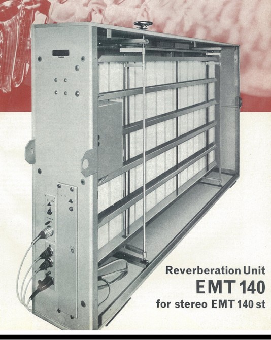 EMT 140 Plate Reverb Image from original manual