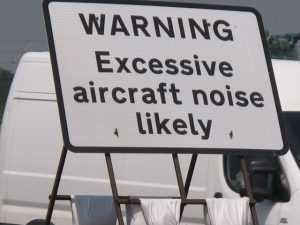 "Excessive aircraft noise" warning, A40 by RAF Northolt (David Hawgood) / CC BY-SA 2.0