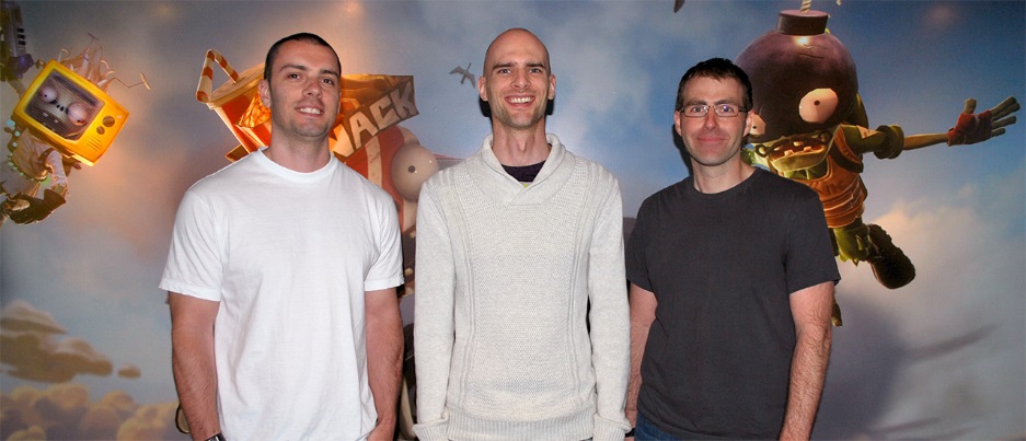 From left to right, Anton Crnkovic, Rob Blake and Mike Berg.