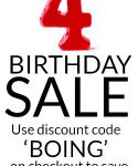Hiss and a Roar Birthday Sale