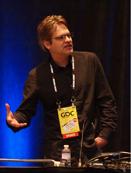 Michael Sweet presenting at GDC