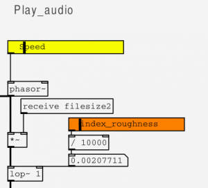 Control the speed of the index file playback