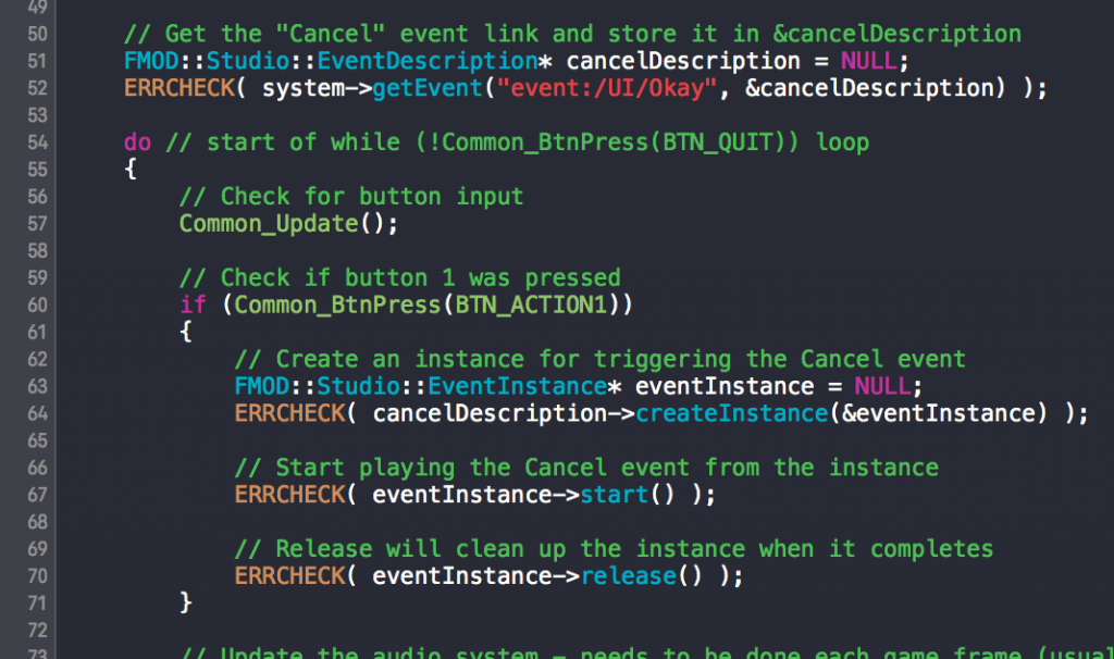 An example of Xcode's Dusk theme.