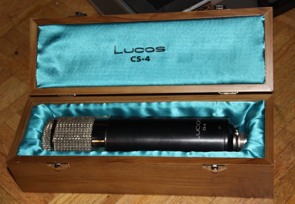 The Lucas CS-4 Tube Condenser Microphone.